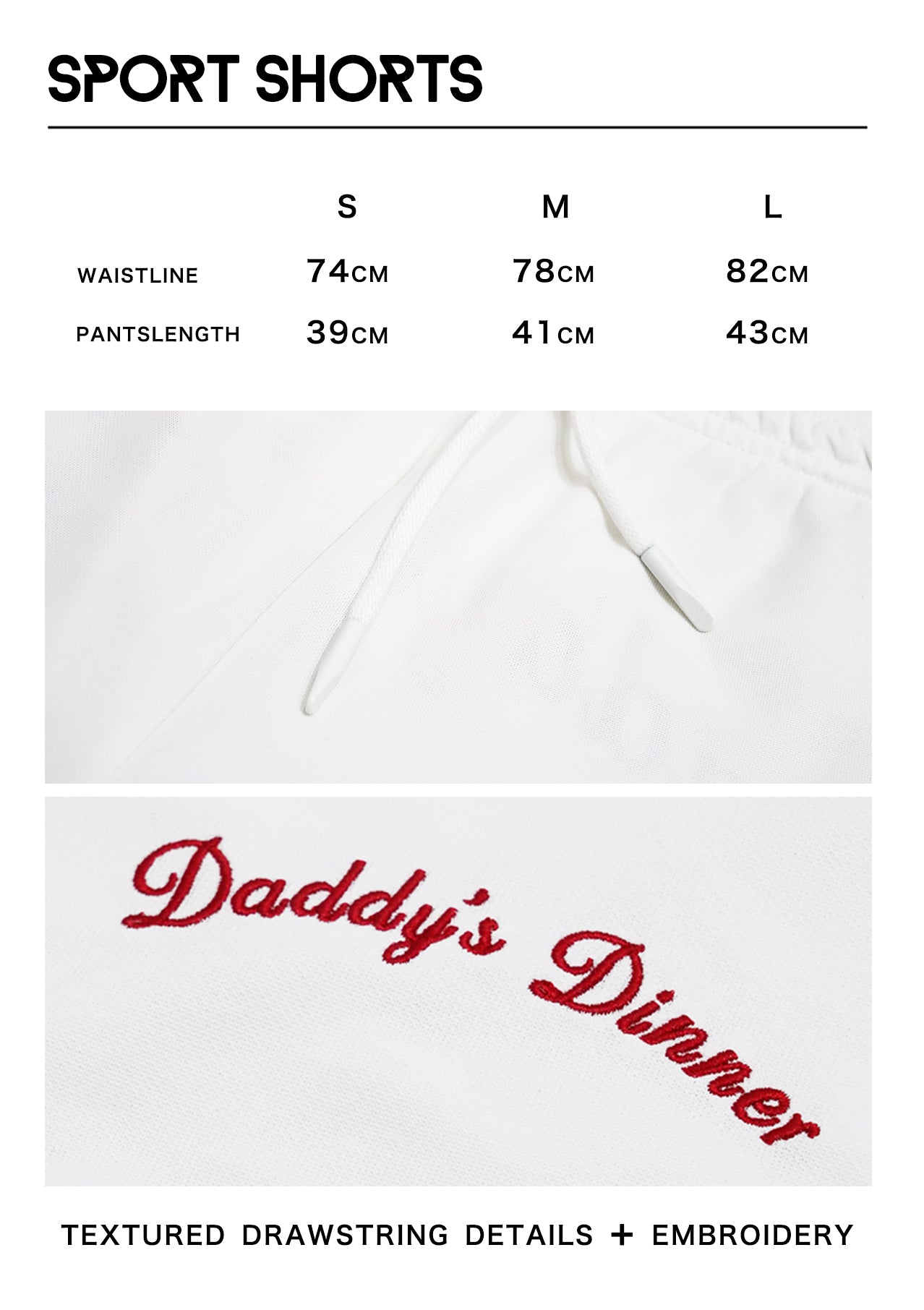Daddy's dinner sport short