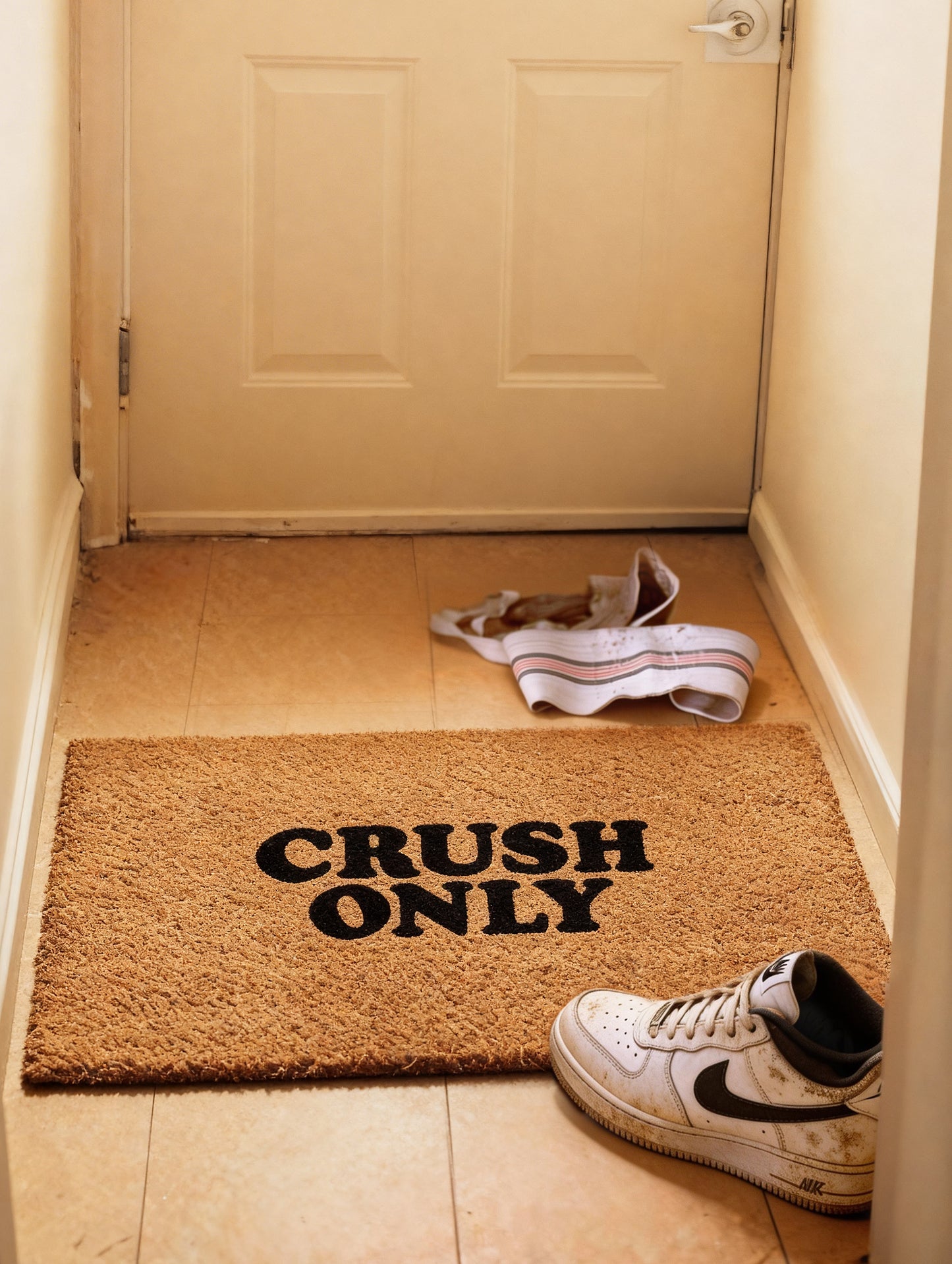 “Crush Only” & “Cash Only”Doormat