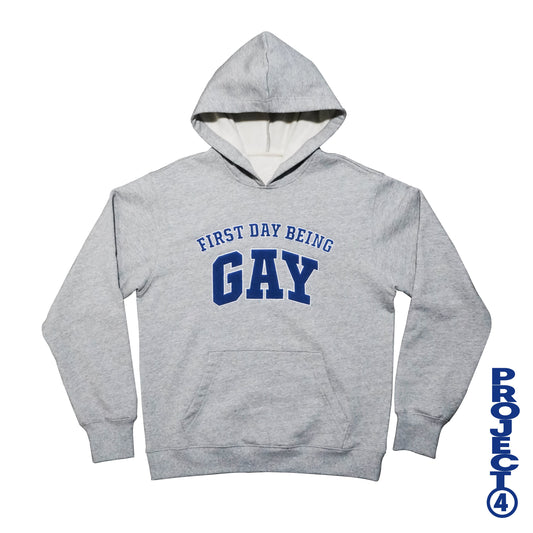 First day being gay  or  Last day being straight Hoodie