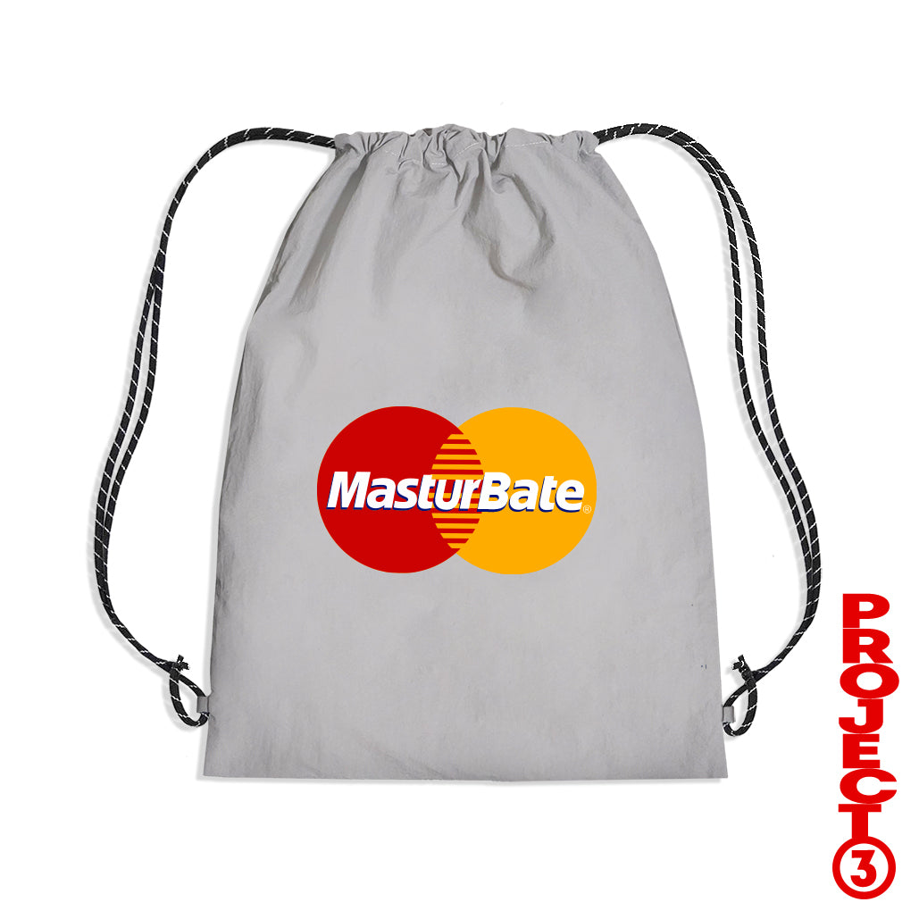 Masturbate drawstring bag